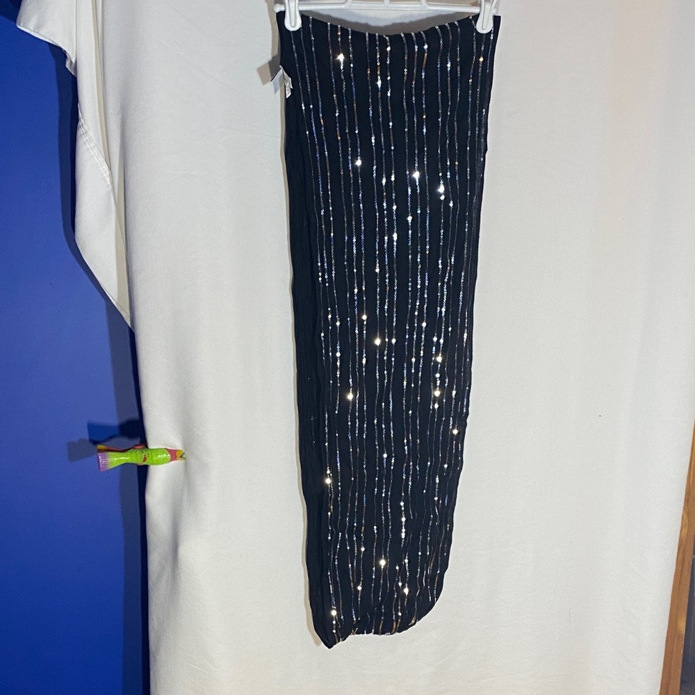 Black Sequin Women's Scarf, Old Navy, Infinity Scarf NWOT